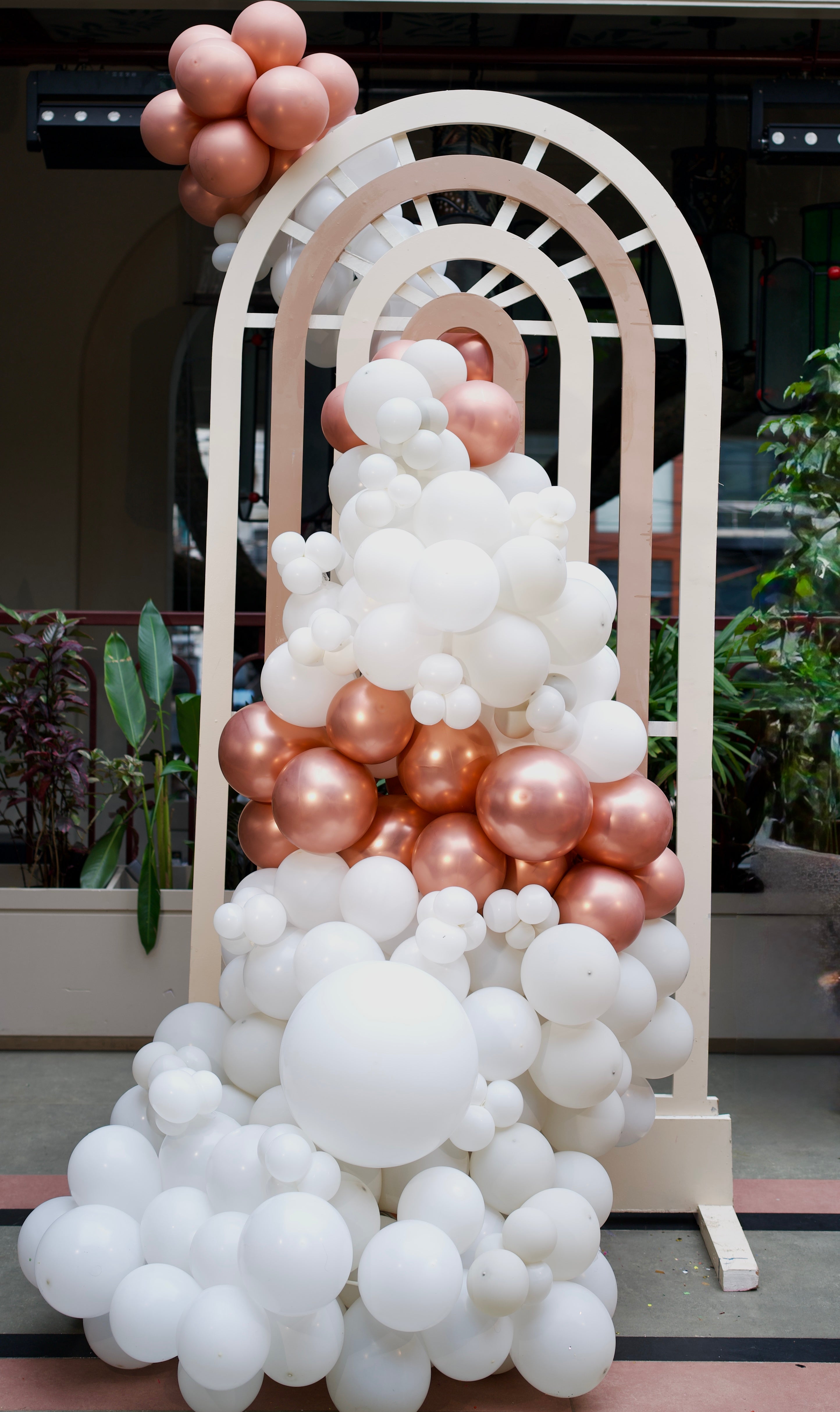 Blush Entrance Arch